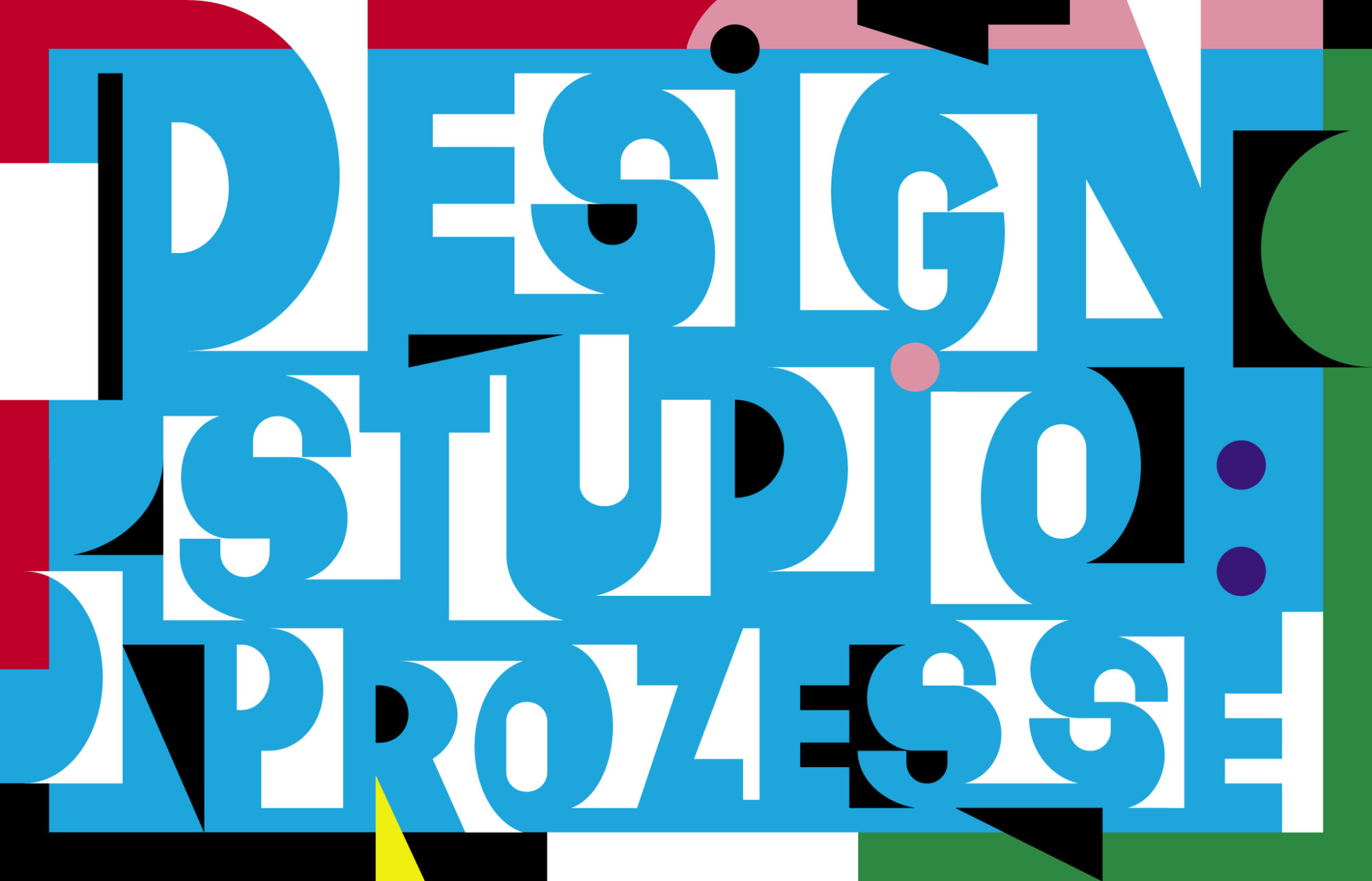 Plakat Design Studio: Prozesse Museum für Gestaltung Zürich
