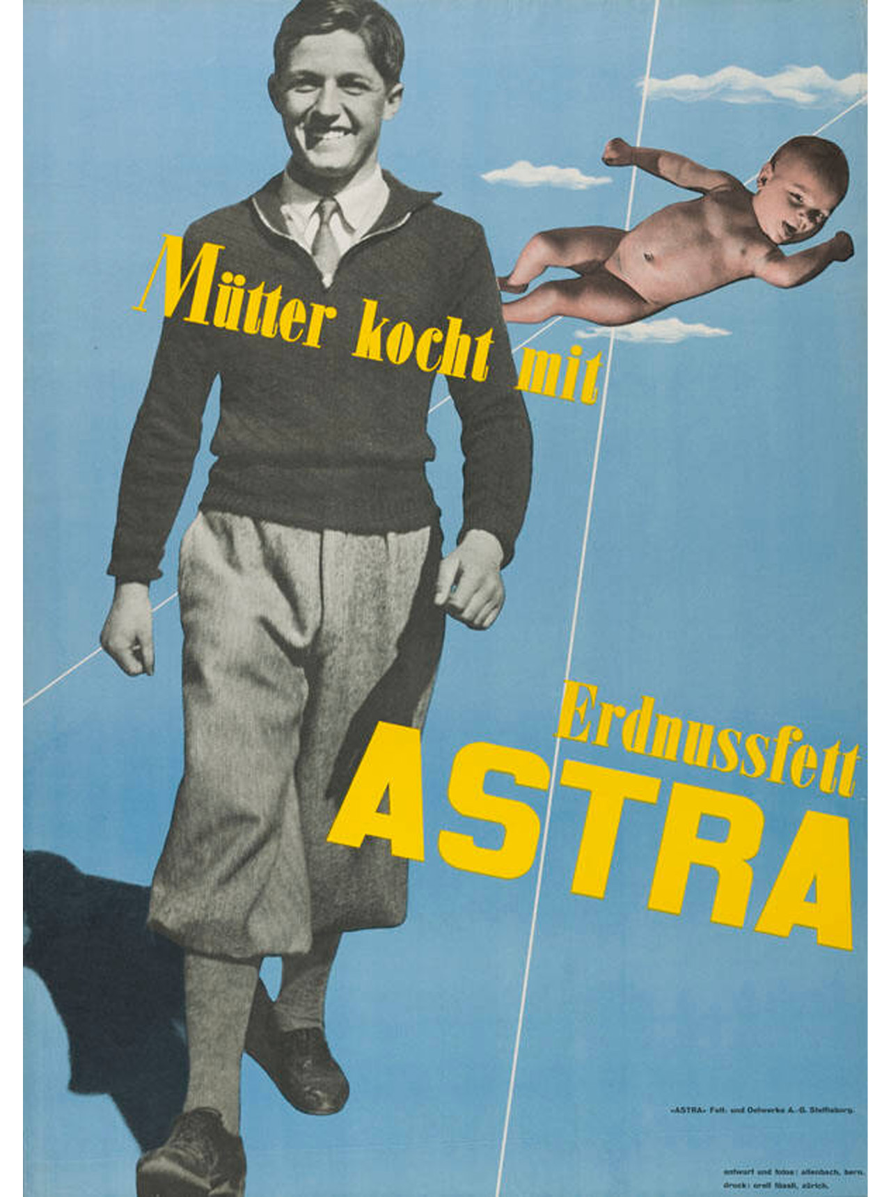 Maja Allenbach, 1935, Mütter kocht mit Erdnussfett Astra