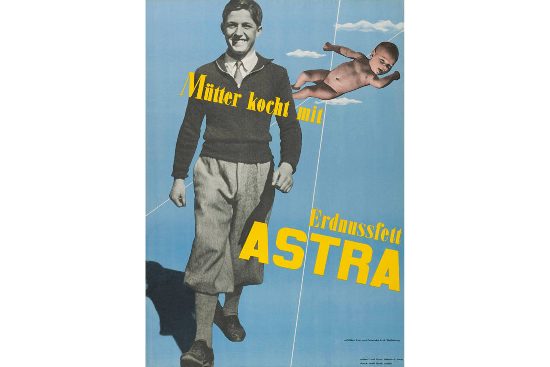 Maja Allenbach, 1935, Mütter kocht mit Erdnussfett Astra