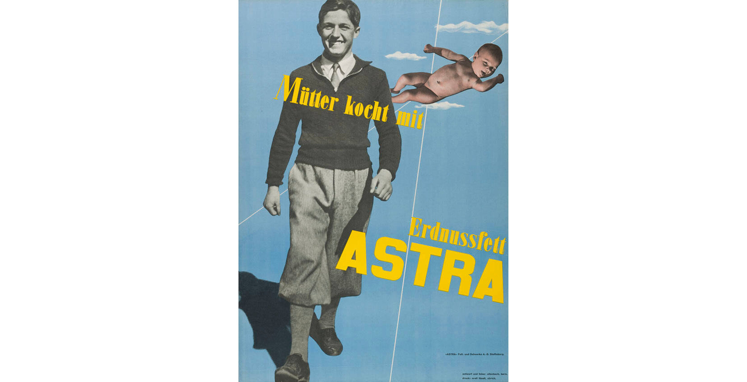 Maja Allenbach, 1935, Mütter kocht mit Erdnussfett Astra